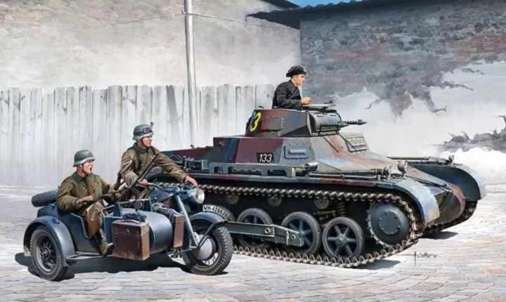 Academy 1/35 Panzer 1 Ausf.B w/Zundapp K750 13556